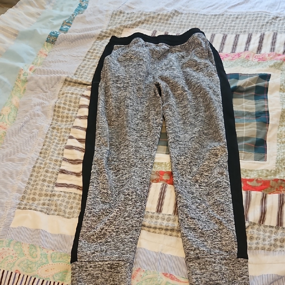 Conceptual Subculture Gray and Black Joggers